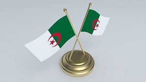 Flag of Algeria 3D Model