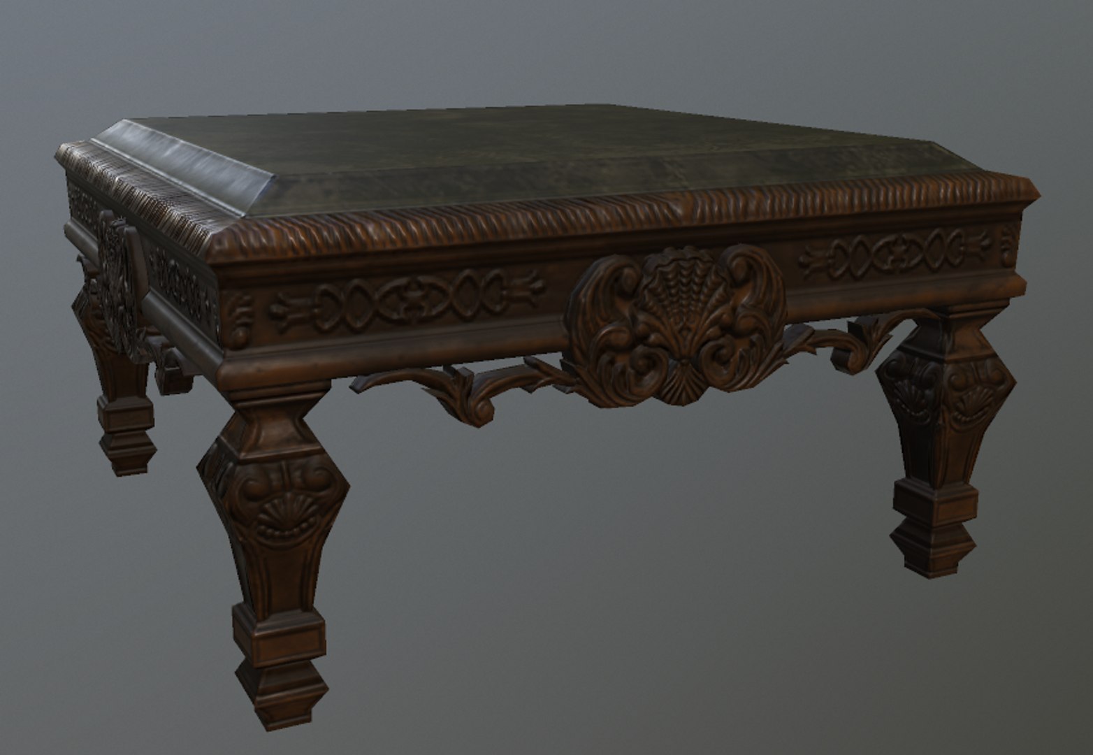 Carved Table Pbr Max Free