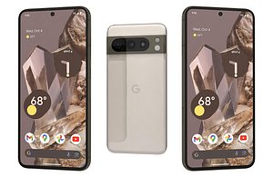 3D Google Pixel 8 Pro Procilain Low Poly