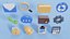 3D 3D icon Set 01