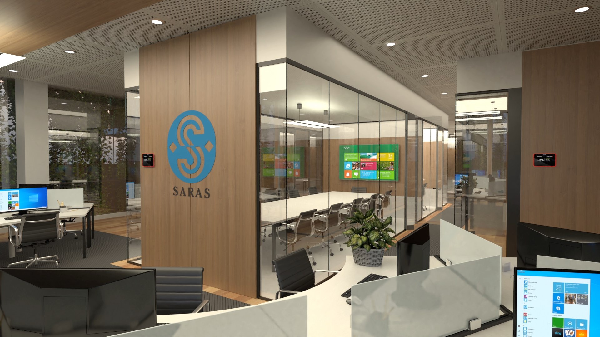 3D Commercial Office Interior - TurboSquid 1543862