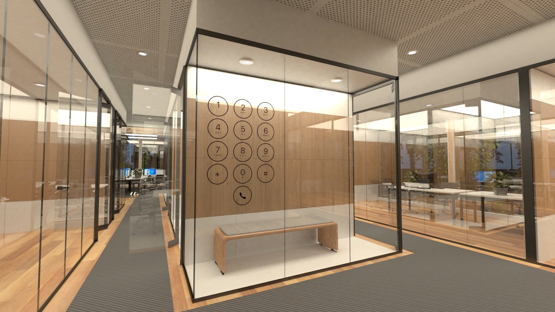 3D Commercial Office Interior - TurboSquid 1543862