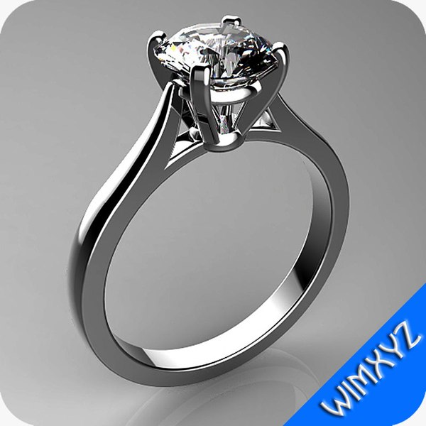 3d model ring jewelry gem