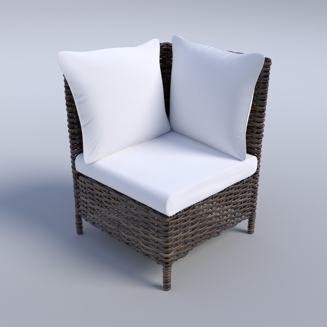 maya outdoor wicker sofa chair