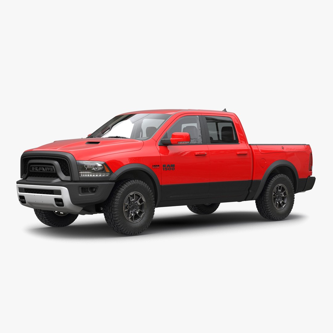 Dodge Ram Rebel 2016 Pikup 3D model preview