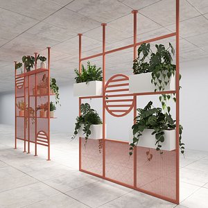 3D Folding Screen Partition1