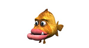 Personagem de desenho animado Maya peixe elétrico Modelo 3D - TurboSquid  797344
