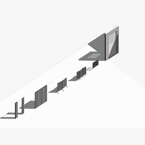Curtains and Blinds - Revit family model