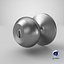 Door Knob Steel With Keyhole V03