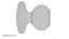 Door Knob Steel With Keyhole V03