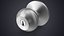 Door Knob Steel With Keyhole V03