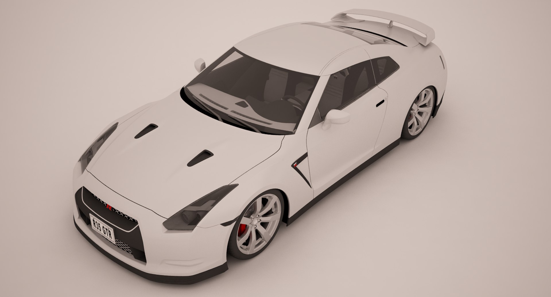 Nissan R35 Gtr 3d Max