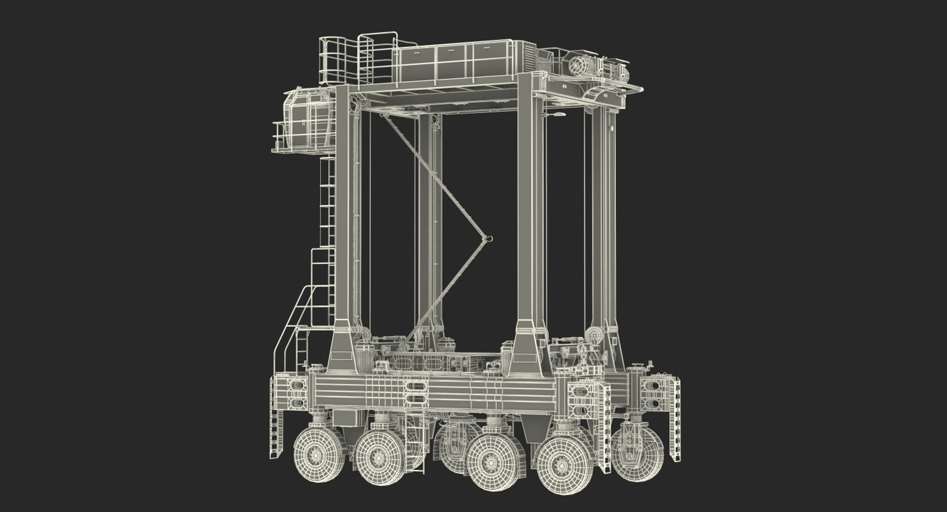 3D Hybrid Straddle Carrier - TurboSquid 1364824