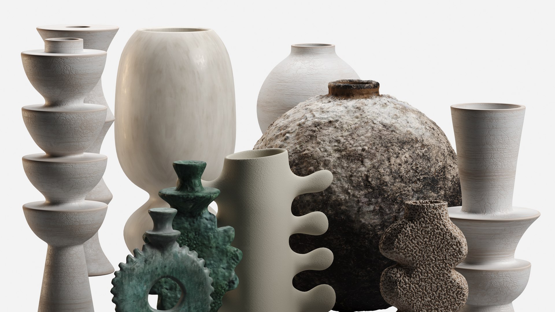 3D Decorative Vases Model - TurboSquid 2432031