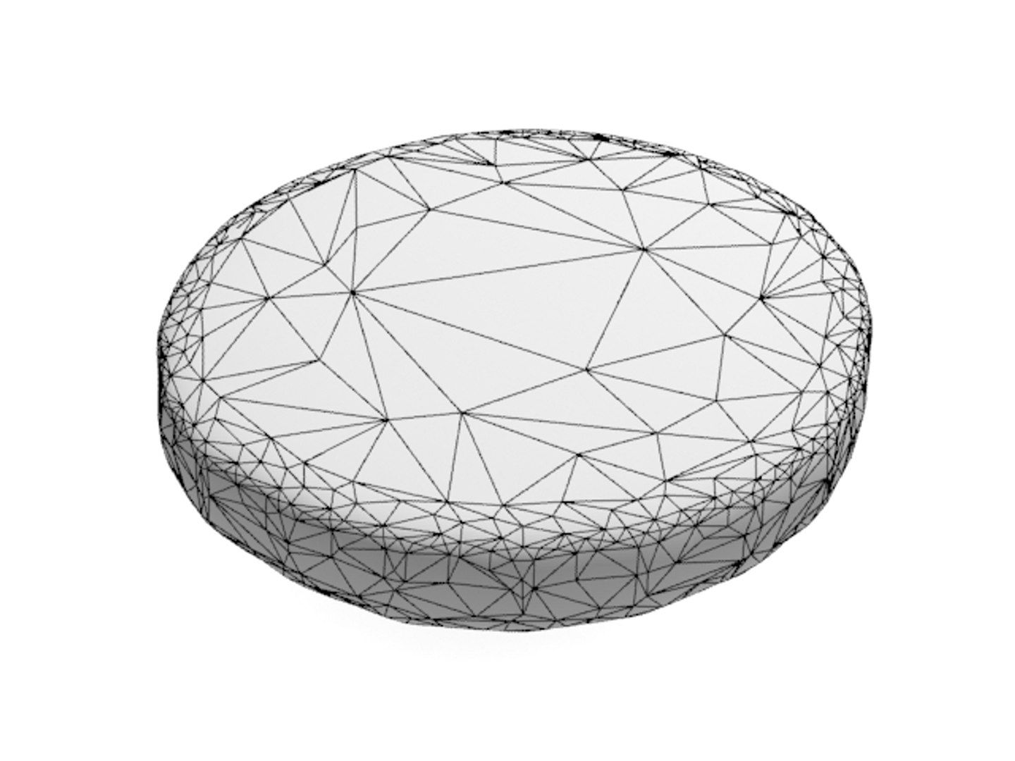 3d model stepping stone rock