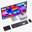 3D Apple Studio Display and Mac studio full set model