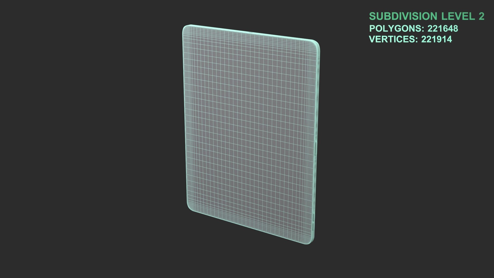 Generic Tablet 3D model https://p.turbosquid.com/ts-thumb/WJ/2KYIBv/fU/wireframe_0001/jpg/1732601748/1920x1080/fit_q87/cf7c55bad7740cec027cf725be7a07dad545ce99/wireframe_0001.jpg