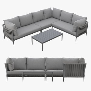 Garden Furniture Set Bremen 3D