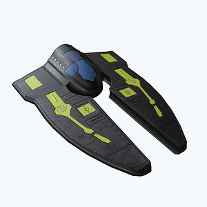 pbr space 3d model