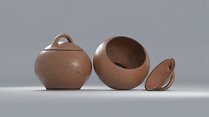 3D Antique Pottery 4
