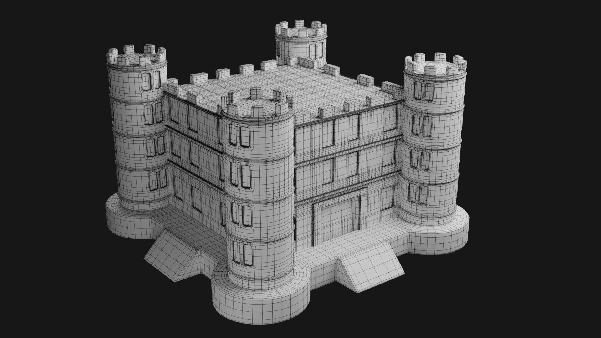 Castle 3D Model - TurboSquid 2023464