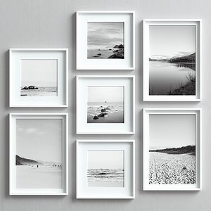 3D model picture frames