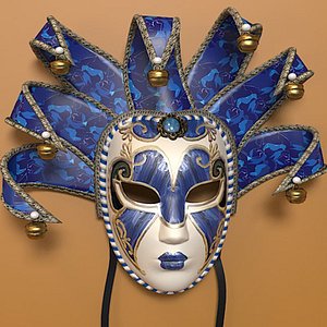 maya venetian carnival mask