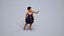 00572Nicole008 - Adult Caucasian woman waiting in public space with bag formal summer attire