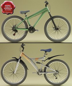 mountain bikes 3d model