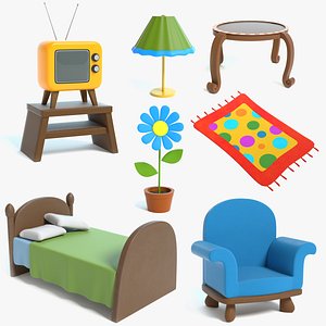 Cartoon Furniture Set 3