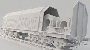3D container train model