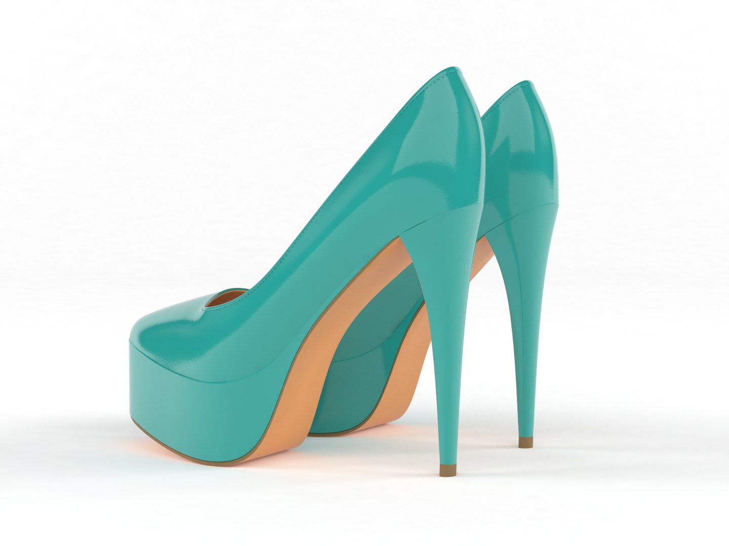 Realistic heels women shoes 3D model - TurboSquid 1514532