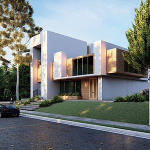 modern house 3D model