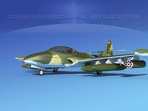 3d cessna a-37 dragonfly vietnam model