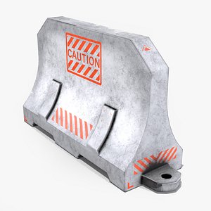 Barriers And Barricades White PBR