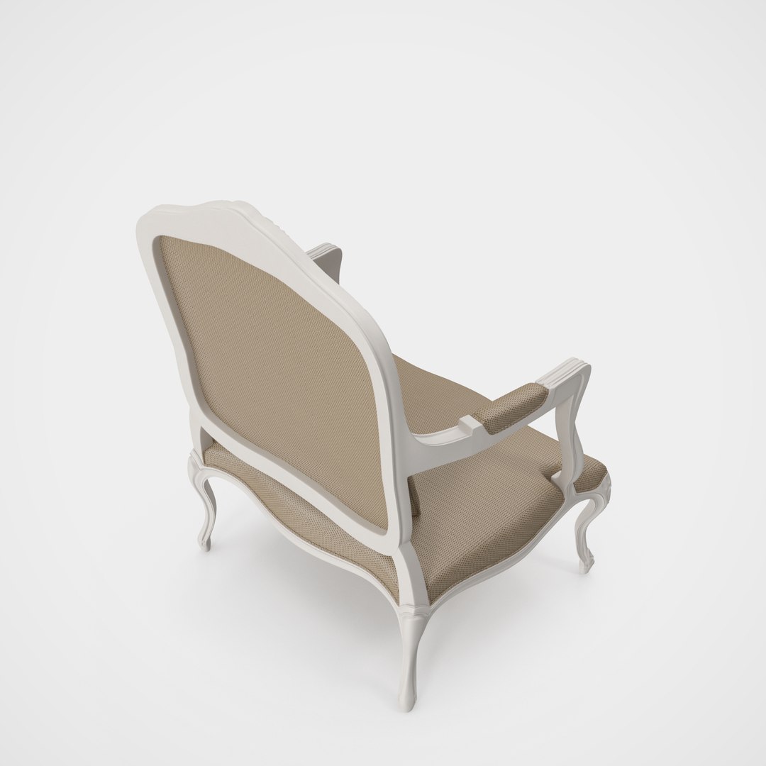 3D louis xv chair - TurboSquid 1260724