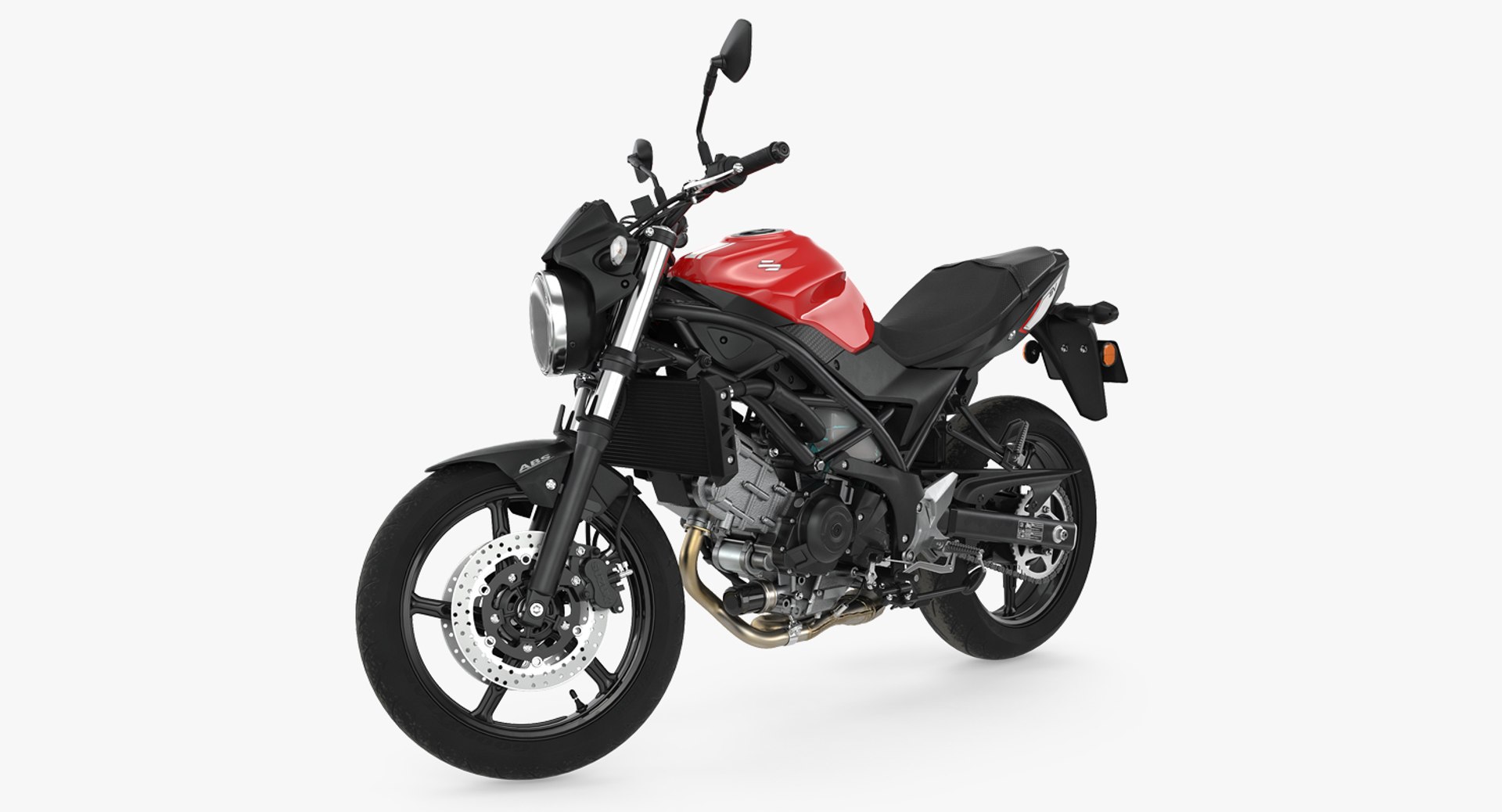 Sport Bike Suzuki SV650 2016 Rigged 3D model preview