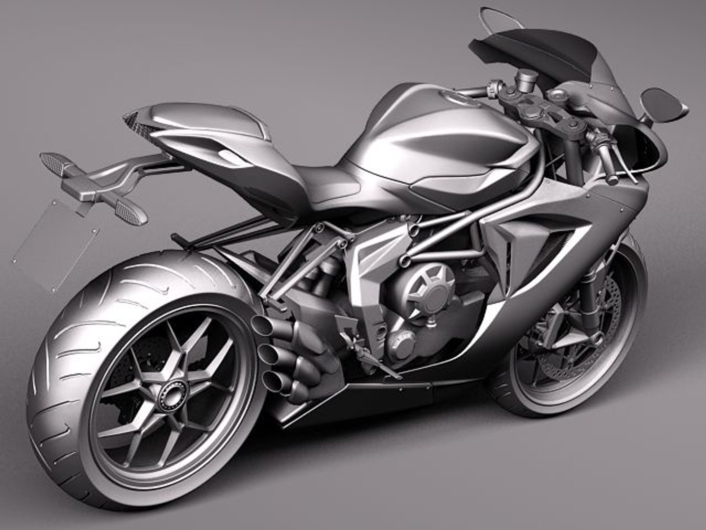 Mv Agusta F3 Sport 3d Obj