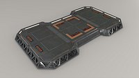 Sci-fi Landing Pad