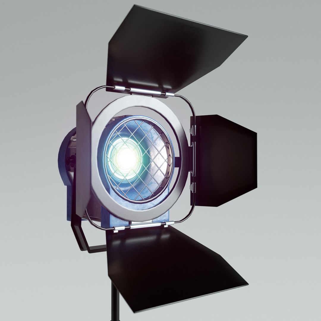 3D Studio Lighting Spotlight Model - TurboSquid 1201115