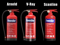 Fire extinguisher Low-poly