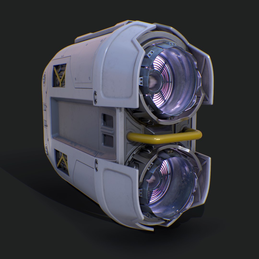 3D Sci-fi Engine - TurboSquid 1193952