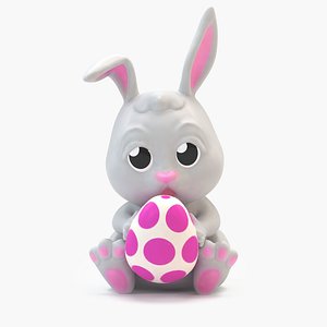 cartoon bunny 3D model