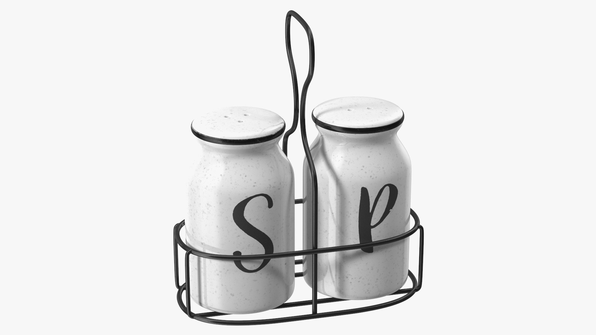 Salt Pepper Shakers 3D model preview