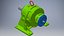 3D cyclo speed reducer 3d model model