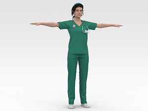 Nurse 05 3D model