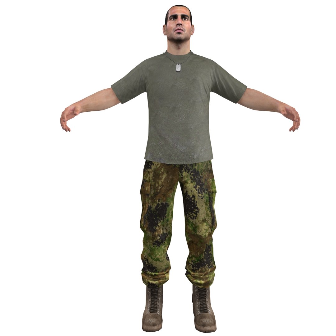3d Base Soldier