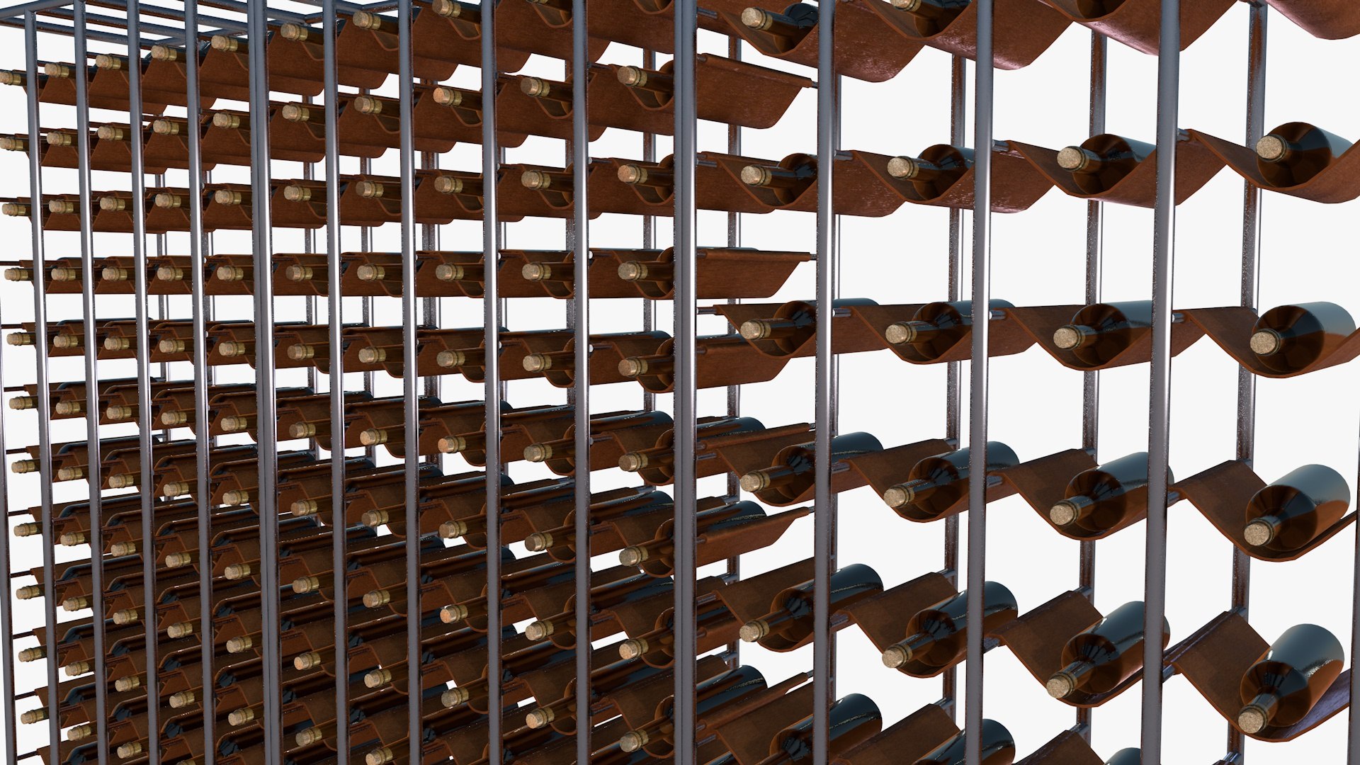 3D Wine Rack Model - TurboSquid 1750022