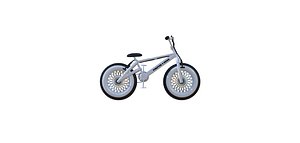 Low Poly BMX Bicycle 3D Model model