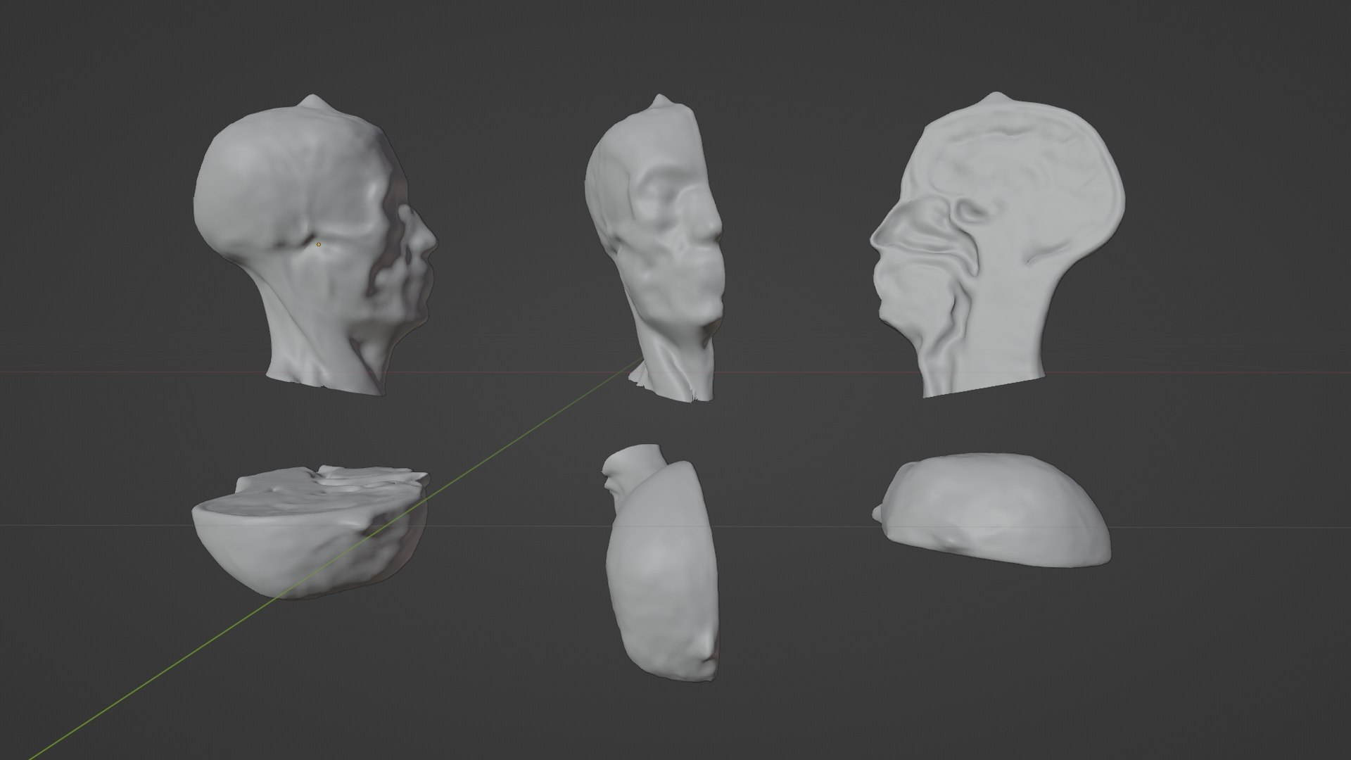 3D Anatomical Head Model TurboSquid 1970934